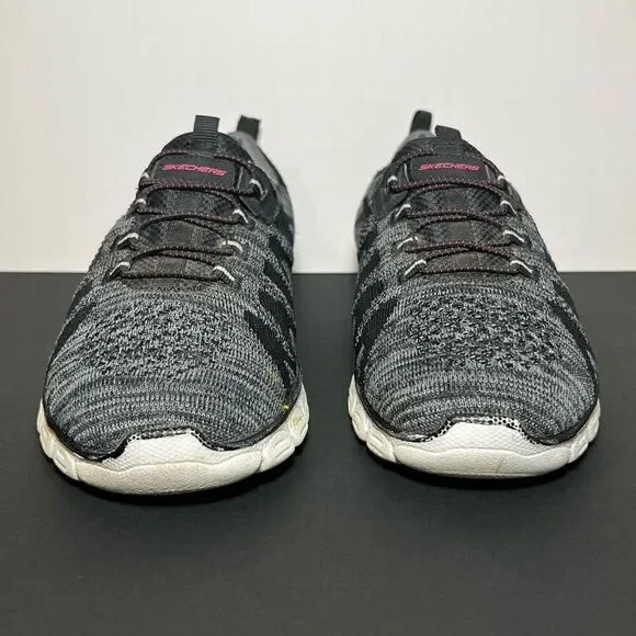 Womens SKECHERS EZ Flex 3.0 Take The Lead Black Running Shoes / Size 8.5 - Picture 3 of 9